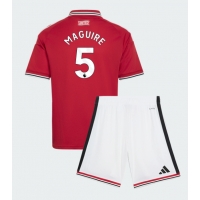 Manchester United Harry Maguire #5 Hemmatröja Barn 2026-27 Kortärmad (+ Korta byxor)